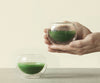 Twin Cloud Glass Chawan Set